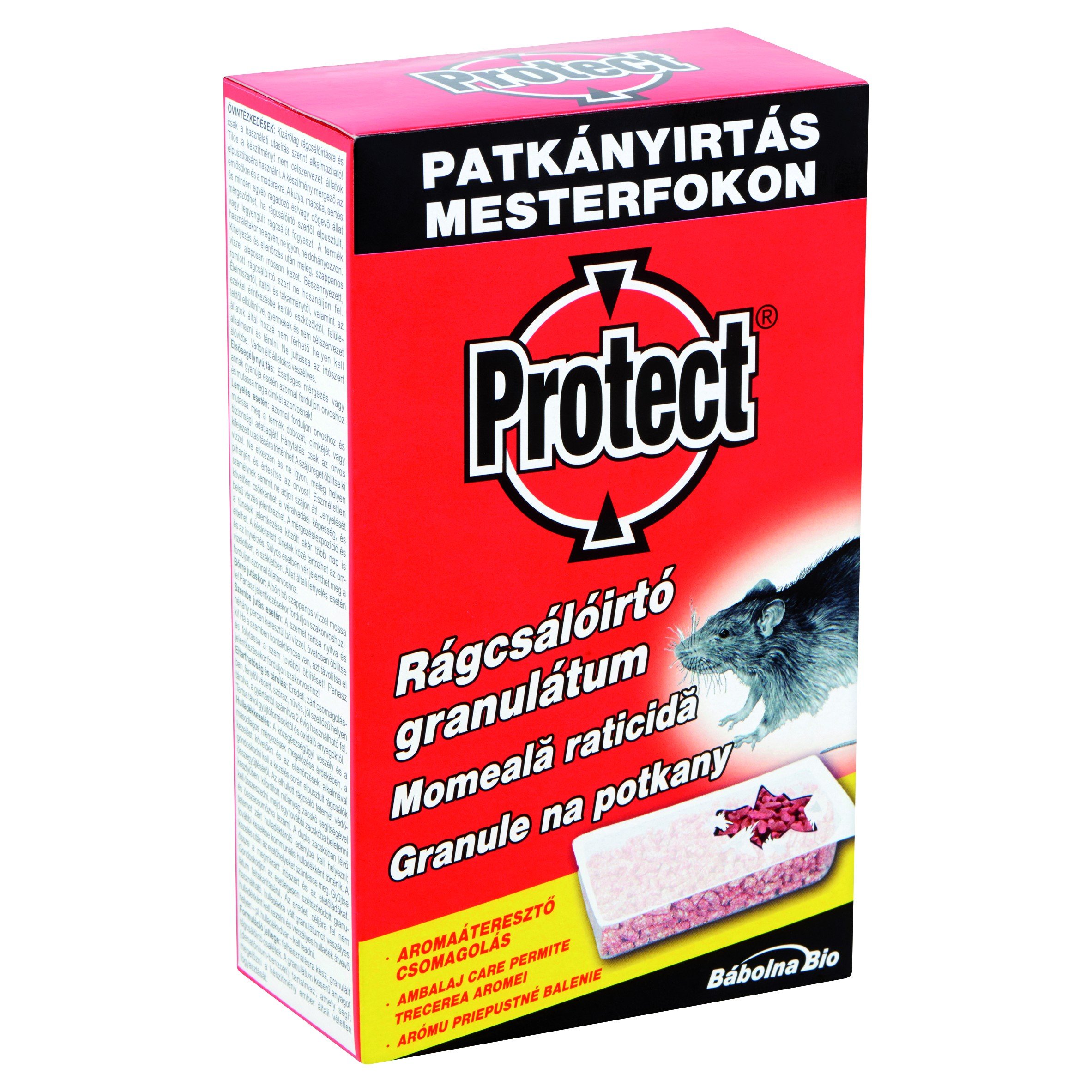 E-shop Babolna Bio PROTECT granule na potkany 150g/ 2x75g tácky/ ks
