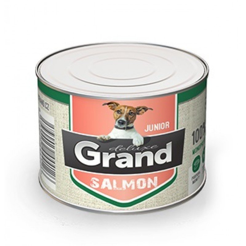 E-shop Grand - konzervy GRAND deluxe štenatá 180g 100% LOSOS