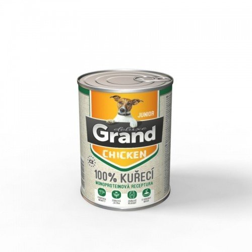 Grand - konzervy GRAND deluxe štenatá 400g 100% KURACIE