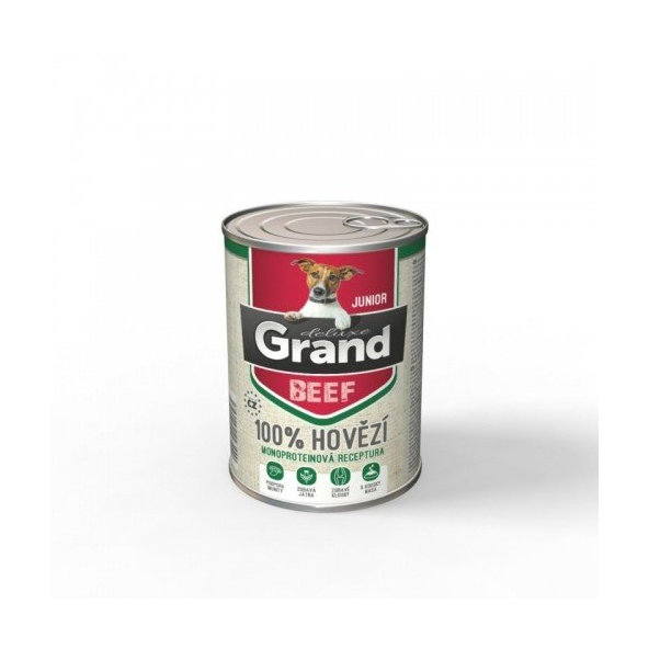 Grand - konzervy GRAND deluxe štenatá 400g  100% HOVADZIE