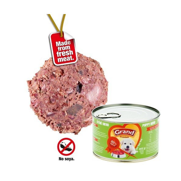Grand - konzervy GRAND PREMIUM puppy menu 405g