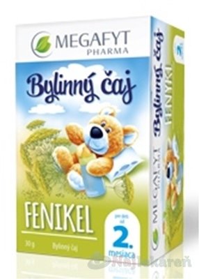 E-shop MEGAFYT Bylinný čaj FENIKEL pre deti, 20x1,5g