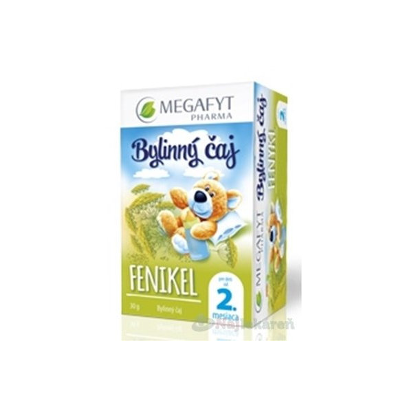 MEGAFYT Bylinný čaj FENIKEL pre deti, 20x1,5g