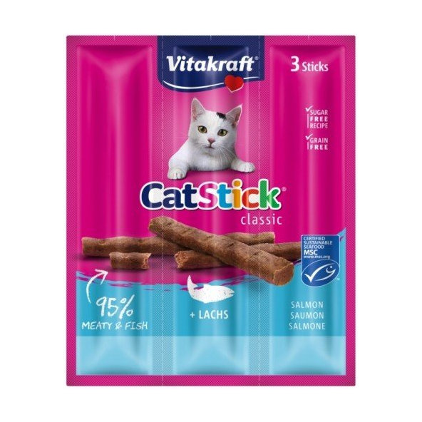 Vitakraft VK Cat stick min.Sal.+Trout3x6g/20