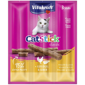 Vitakraft VK Cat stick min.poultr/liver 3ks/2