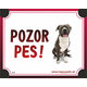 HP product for Happy Pets Tabulka POZOR PES  - amer. pitbull