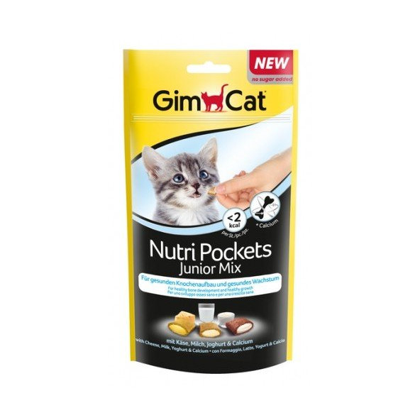 Gimpet GIMCAT Nutri Pockets Junior mix 60g