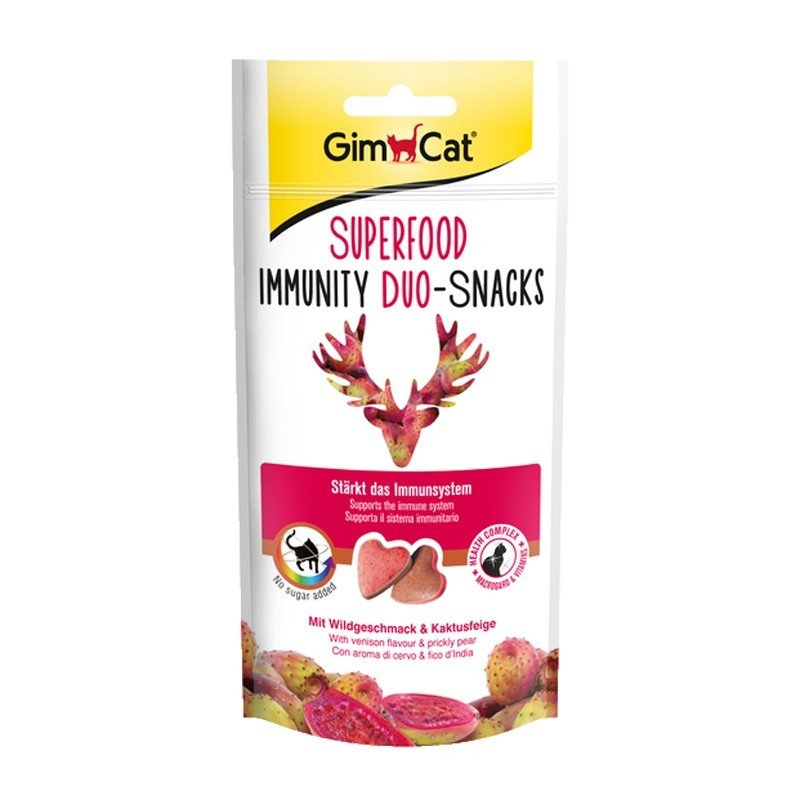 E-shop Gimpet GIMCAT DUO-SNACKS Immun. divoc.+opun.40g