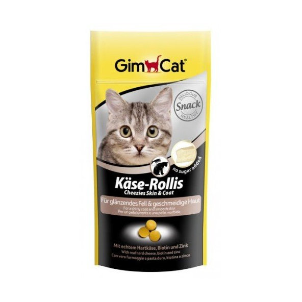 Gimpet GIMCAT Kase-rollies skin a coat 40g