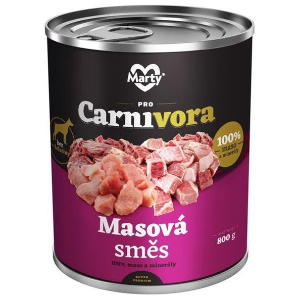 MARTY ProCarnivora Konzerva MARTY ProCarnivora dogs multimäso 800g