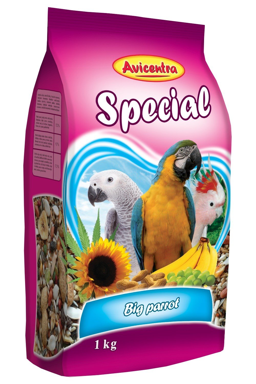 E-shop Avicentra AVC Velký papagáj Special 1kg