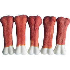 Happet - masove pamlsky Kacacie na bielej kosti 13cm 10ks-570g