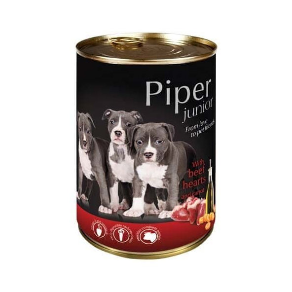 Piper PIPER JUNIOR konzerva 400g - s hovädzím a mrkvou