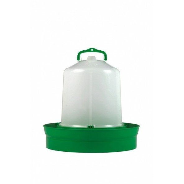 GAUN PREMIUM Napájacka pre hydinu 8L - s hlbokou miskou - s napúštacím štuplom/zelená