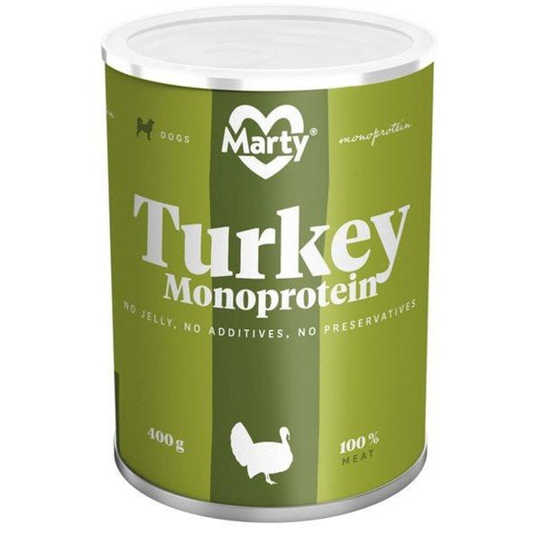 MARTY Monoprotein Konzerva MARTY Monoprotein dogs morcacie 400g