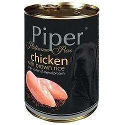 E-shop Piper PIPER PLATINUM PURE konzerva 400g - kura s hnedou ryžou
