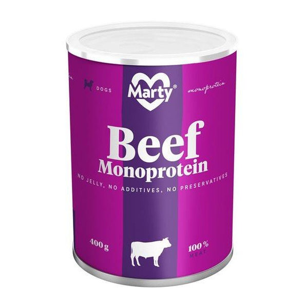 MARTY Monoprotein Konzerva MARTY Monoprotein dogs hovädzie 400g