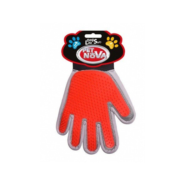 Pet Nova rukavica na vyčesávanie srsti zo psov a mačiek 2v1 - ľavá ruka