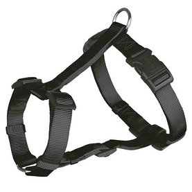 Trixie Classic H-harness, M–L: 50–75 cm/20 mm, black