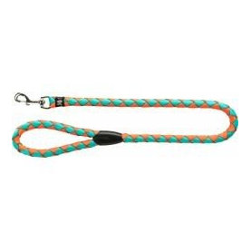 Trixie Cavo leash, L–XL: 1.00 m/ř 18 mm, papaya/ocean