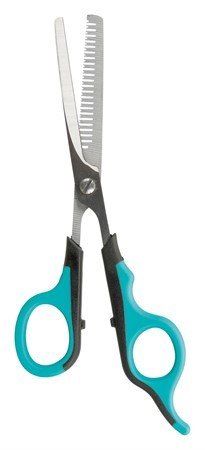 E-shop Trixie Thinning scissors, one-sided, plastic/stainl. steel, 16 cm