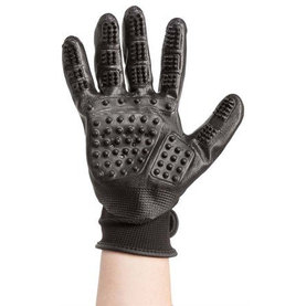 Trixie Fur care gloves, 1 pair, nylon/rubber, 16 × 23 cm