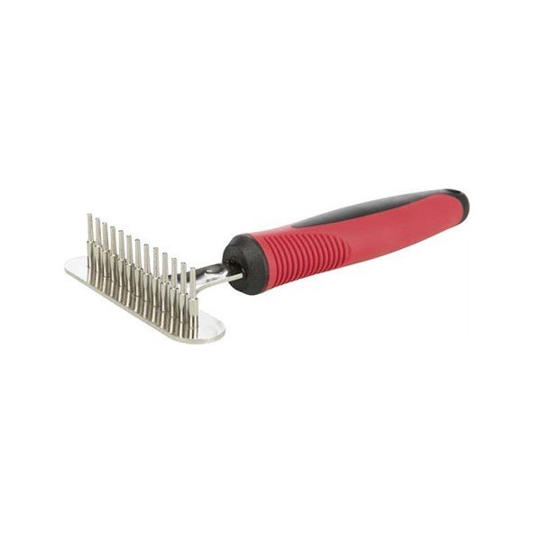 Trixie Groomer, fine, plastic/metal, 8 × 16 cm