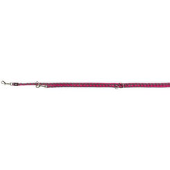 Trixie Cavo adjustable leash, L–XL: 2.00 m/ř 18 mm, fuchsia/graphite