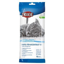 TRIXIE Simple'n'Clean Bags for cat vrecia do mačacích toaliet M, 10ks