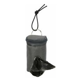 Trixie Poop bag dispenser, nylon/polyester, 2 rolls of 15 bags
