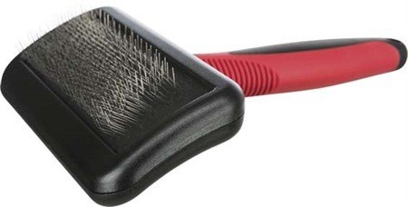 E-shop Trixie Soft brush, plastic/metal bristles, 12 × 16 cm
