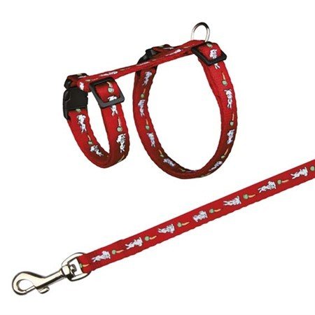 E-shop Trixie Harness with leash, rabbits, 25–44 cm/10 mm, 1.25 m