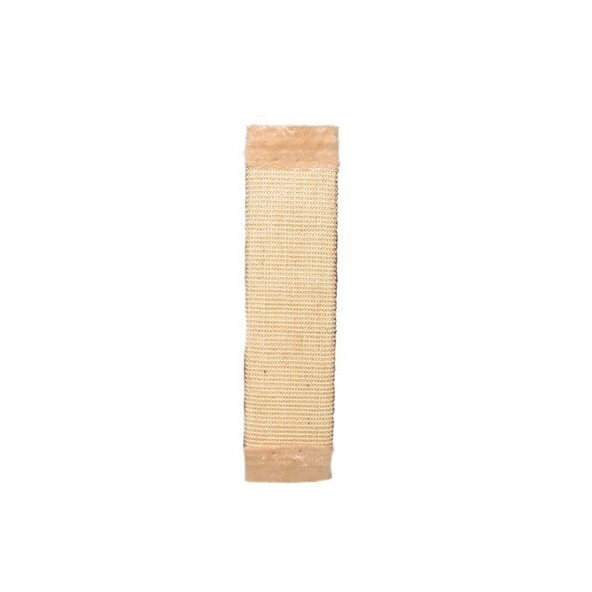 Trixie Scratching board, sisal rug/plush, catnip, 15 × 56 cm, natural/beige