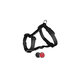 Trixie Classic H-harness, L–XL: 75–100 cm/25 mm, black