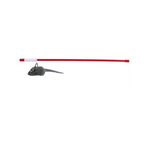TRIXIE Squeaky mouse udica s myšou pre mačky 47cm