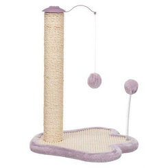 Trixie Junior scratching paw with post, 50 cm, light lilac/natural