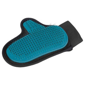 Trixie Fur care glove, mesh material/TPR/metal bristles, 18 × 24 cm