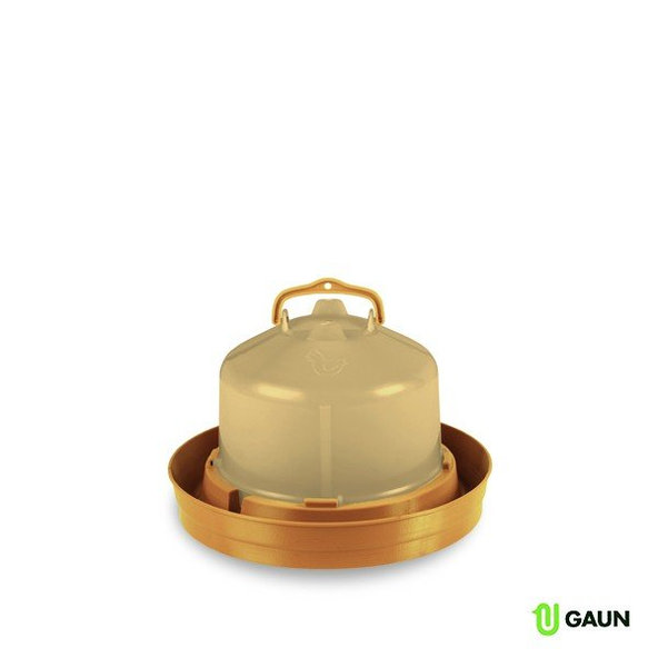 GAUN PREMIUM Napájacka pre hydinu 5L - s hlbokou miskou - s napúštacím štuplom/zlatá