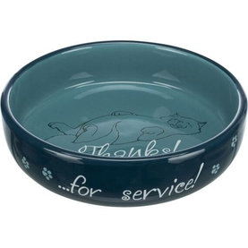 Trixie Thanks for Service bowl, flat, ceramic, 0.3 l/ř 15 cm