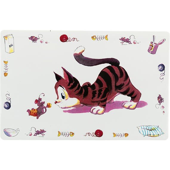E-shop Trixie Comic Cat place mat, 44 × 28 cm