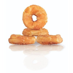 Maškrta KID DOG Kuracie na byvolom kruhu pre psy, priemer 9cm 4ks