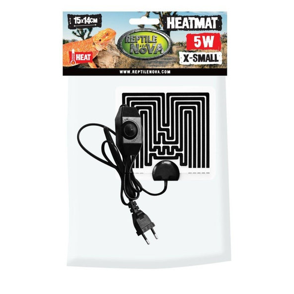 REPTILE NOVA Výhrevná podložka do terária 15x14cm 5W X-SMALL
