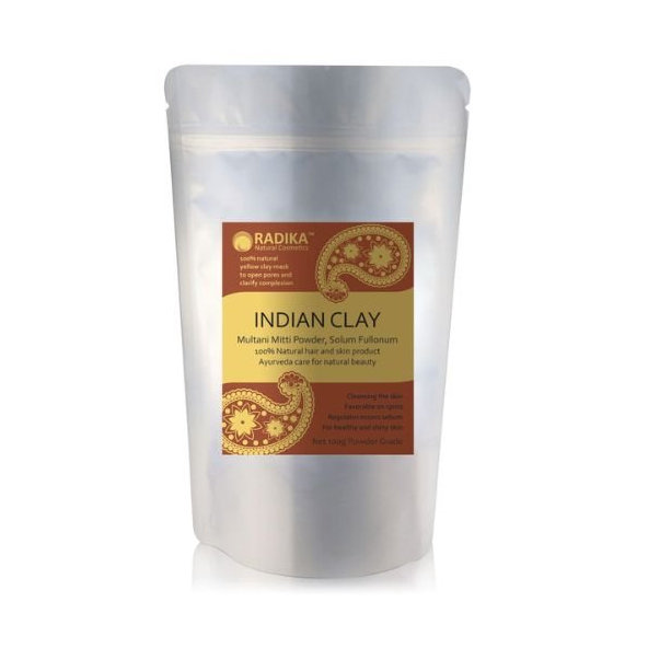 Indický ílový prášok Radika Bioherba 100g