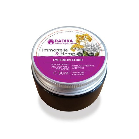 Balzam na oči slamienka+konope Radika Bioherba 30ml