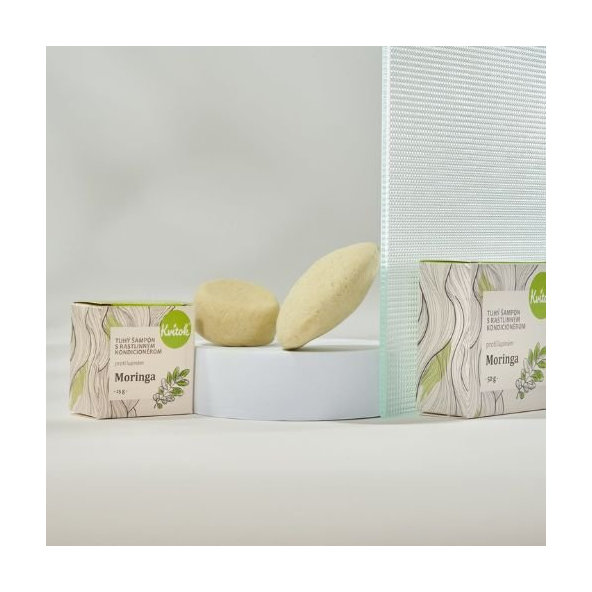 Tuhý šampón Moringa Kvítok XL 50 g