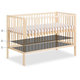 KLUPS Postieľka s vyberateľnými priečkami Frank Natural 120x60cm