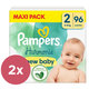 2x PAMPERS Plienky jednorázové Harmonie veľ. 2 (96 ks) 4-8 kg