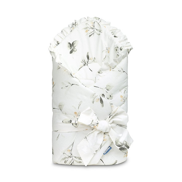 SENSILLO Zavinovačka s volánikom olivy bavlna 75x75 cm