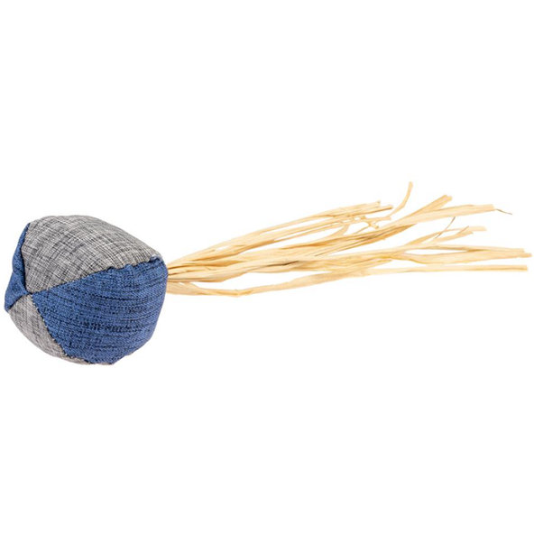 Hračka pre mačky DUVO+ Eco navy lopta s catnipom 4,5x4,5x20cm