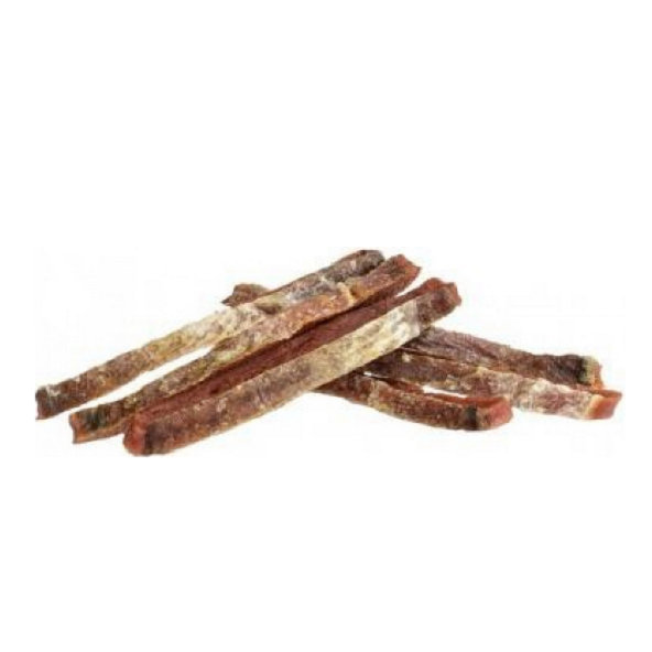 Maškrta KID DOG Lososové prúžky pre psy 80g